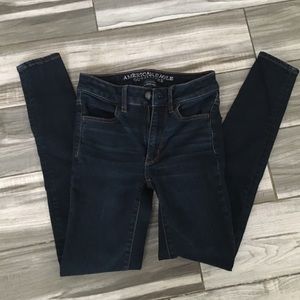 American Eagle super super stretch hi rise jeggin